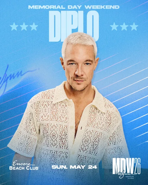 Diplo event flyer