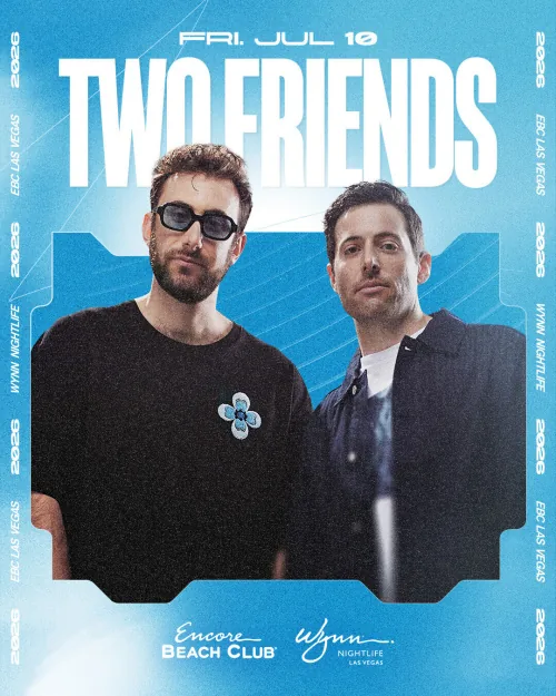 Two Friends event flyer