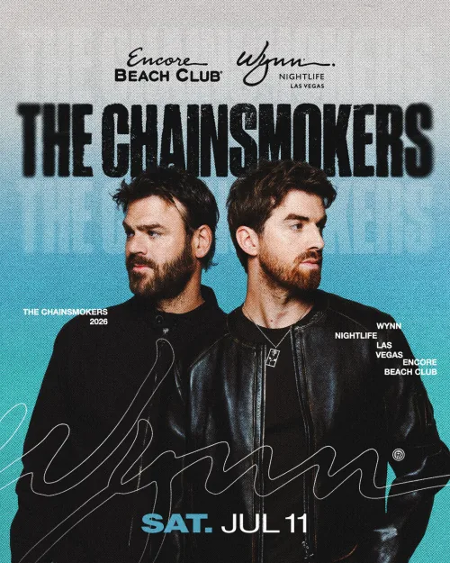 The Chainsmokers event flyer