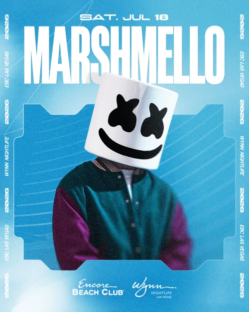 Marshmello event flyer