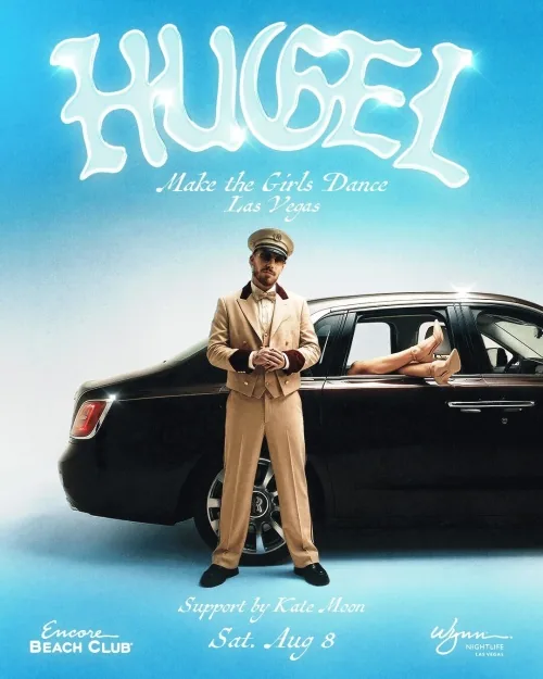 Hugel event flyer