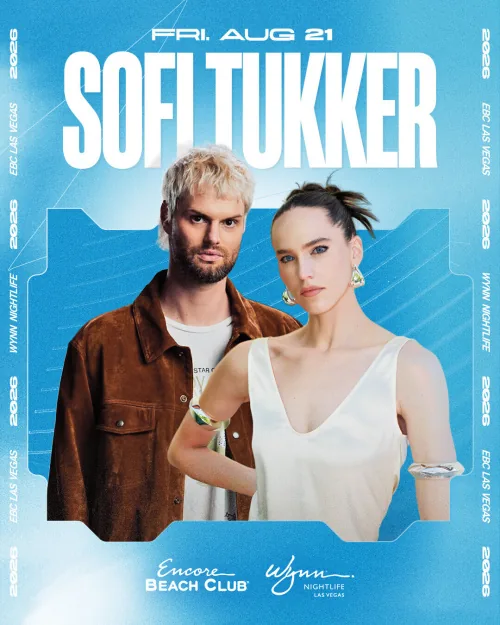 SOFI TUKKER support by Ares event flyer