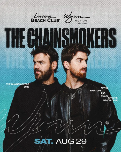 The Chainsmokers event flyer