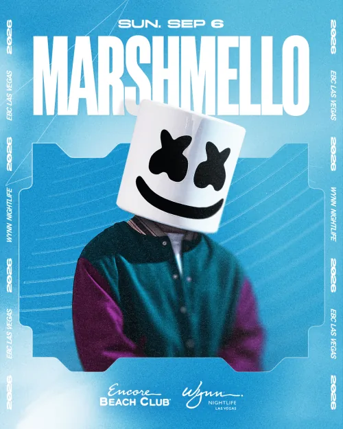 Marshmello event flyer