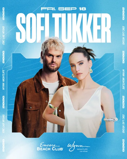 SOFI TUKKER support by Ares event flyer