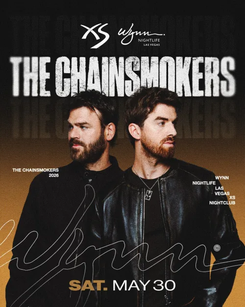 The Chainsmokers event flyer