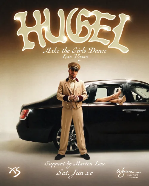 Hugel event flyer