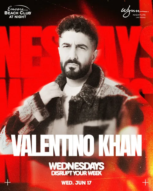 Valentino Khan event flyer