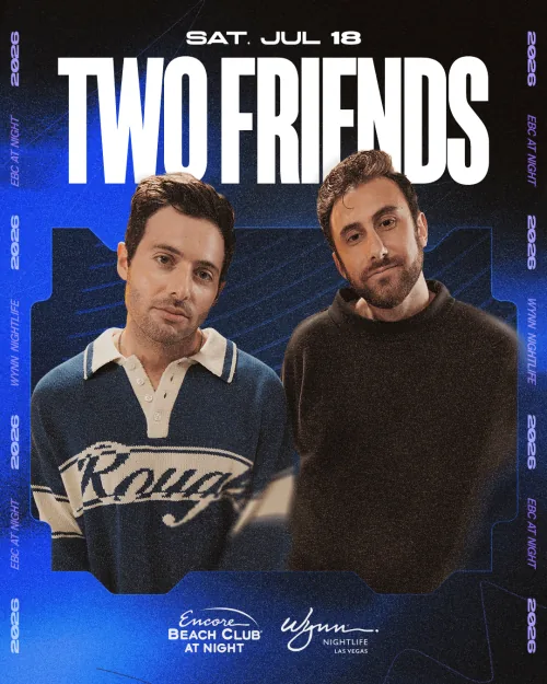 Two Friends event flyer