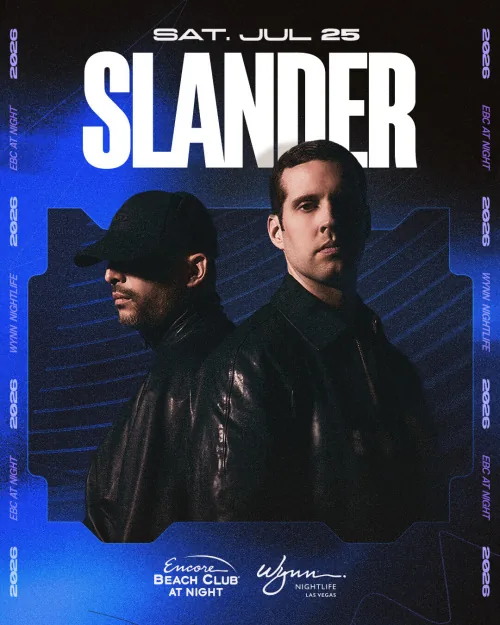 Slander event flyer