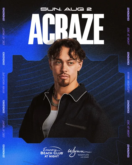 Acraze event flyer