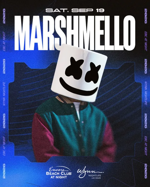 Marshmello event flyer