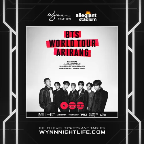BTS World Tour event flyer