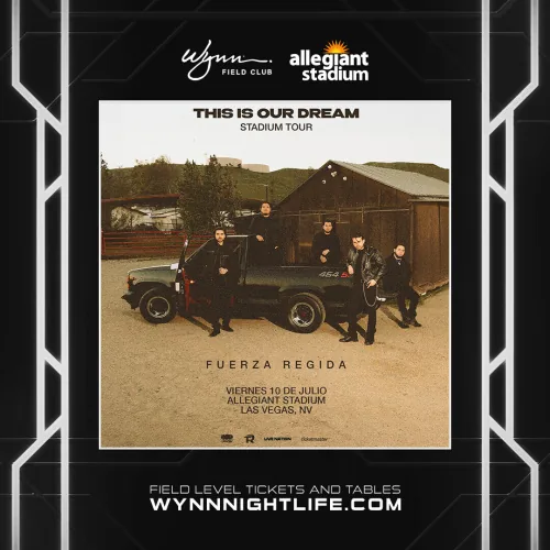 Fuerza Regida: This is our Dream Stadium Tour event flyer
