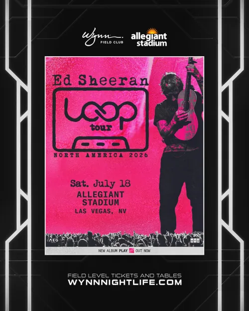 Ed Sheeran event flyer
