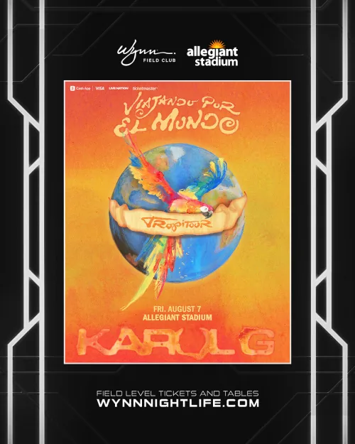 Karol G, Viajando Por El Mundo Tour event flyer