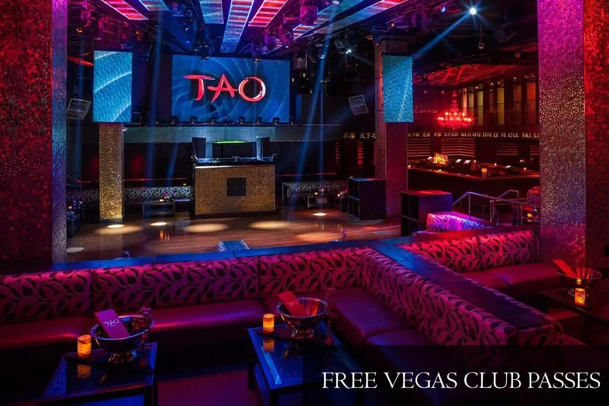 Tao Nightclub Free entry Las Vegas