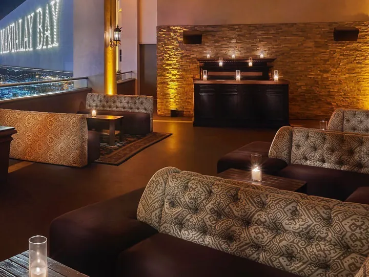 Strip View Patio at Foundation Room Las Vegas