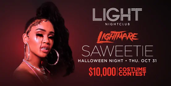 saweetie at light halloween free entry